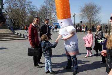 Action quitsmoking was held in Odessa