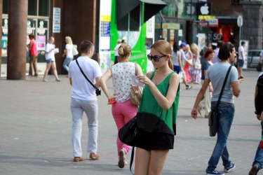 The anti-smoking campaign was held in Kyiv