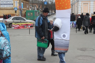 Action against quitsmoking took place in Nikolaev